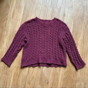 AEO Burgundy sweater
